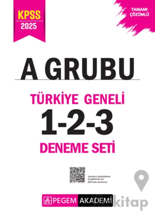 2025 KPSS A Grubu Tamamı Çözümlü Türkiye Geneli 1-2-3 (3'lü Deneme Seti)