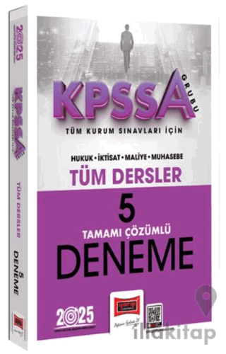 2025 KPSS-A Grubu Tüm Kurum Sınavları İçin Tüm Dersler Tamamı Çözümlü 5 Deneme