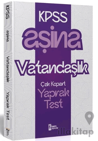 2025 KPSS Aşina Vatandaşlık Çek Kopart Yaprak Test