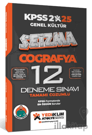 2025 KPSS Genel Kültür Atölye Serisi Coğrafya Seizma Tamamı Çözümlü 12 Deneme Sınavı