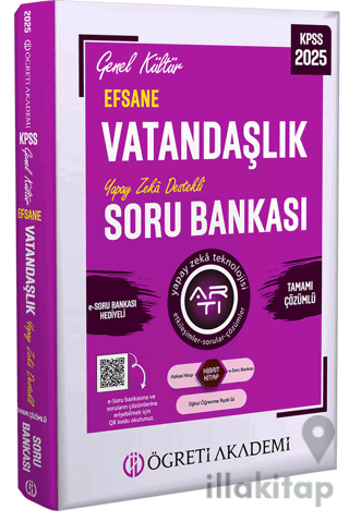 2025 KPSS Genel Kültür Efsane Vatandaşlık Tamamı Çözümlü Soru Bankası