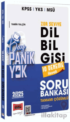 2025 KPSS YKS MSÜ Tamamı Çözümlü Panik Yok Zor Seviye Dil Bilgisi Soru Bankası (10 Deneme İlaveli)