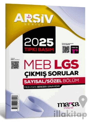 2025 LGS Arşiv Serisi Tıpkı Basım Çıkmış Sorular
