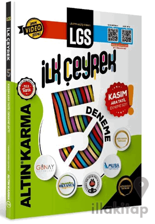 2025 LGS ilk Çeyrek 5 Farklı Yayın 5 Farklı Deneme Sınavı Video Çözümlü