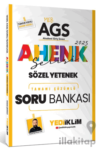 2025 MEB AGS Ahenk Serisi Sözel Yetenek Tamamı Çözümlü Soru Bankası
