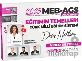 2025 MEB AGS Akademisi Eğitimin Temelleri ve Türk Milli Eğitim Sistemi Video Ders Notları