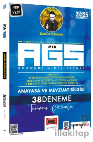 2025 MEB-AGS Anayasa ve Mevzuat Bilgisi Tamamı Çözümlü 38 Deneme