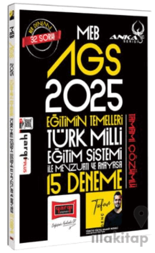 2025 MEB-AGS Anka Serisi Eğitimin Temelleri Türk Milli Eğitim Sistemi İle Mevzuatı ve Anayasa 15 Deneme