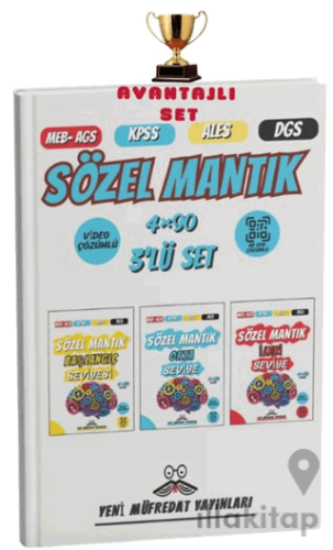 2025 MEB-AGS KPSS ALES DGS Sözel Mantık Başlangıç- Orta – İleri Seviye 4x90 Tamamı Video Çözümlü Deneme Sınavı