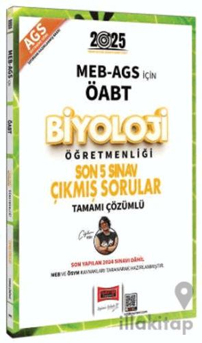 2025 MEB-AGS ÖABT Biyoloji Öğretmenliği Son 5 Sınav Çıkmış Sorular