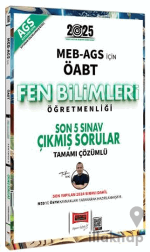 2025 MEB-AGS ÖABT Fen Bilimleri Öğretmenliği Son 5 Sınav Çıkmış Sorula