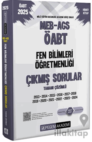 2025 MEB-AGS-ÖABT Fen Bilimleri Öğretmenliği Tamamı Çözümlü Çıkmış Sor