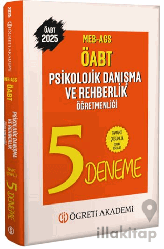 2025 MEB AGS ÖABT Psikolojik Danışma ve Rehberlik Öğretmenliği Tamamı Çözümlü 5 Deneme