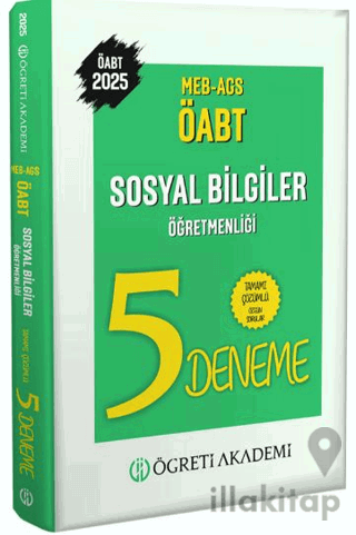 2025 MEB AGS ÖABT Sosyal Bilgiler Öğretmenliği Tamamı Çözümlü 5 Deneme