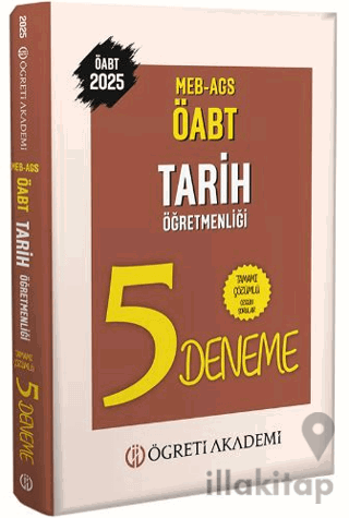 2025 MEB AGS ÖABT Tarih Öğretmenliği Tamamı Çözümlü 5 Deneme