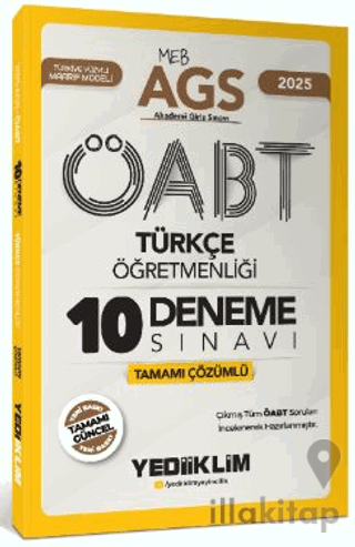 2025 MEB AGS ÖABT Türkçe Öğretmenliği Tamamı Çözümlü 10 Deneme Sınavı