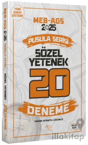 2025 MEB-AGS Sözel Yetenek 20 Deneme Çözümlü Pusula Serisi
