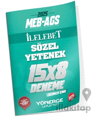 2025 MEB-AGS Sözel Yetenek İLELEBET 15x8 Deneme Çözümlü