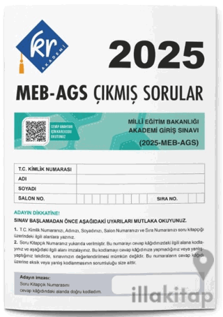 2025 MEB-AGS Tıpkı Basım Kitapçığı