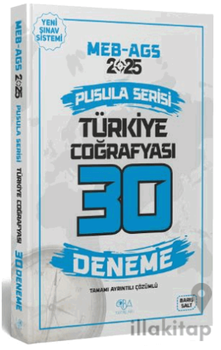 2025 MEB-AGS Türkiye Coğrafyası 30 Deneme Çözümlü Pusula Serisi