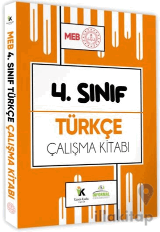 2025 MEB ÖDM İlkokul 4.Sınıf Türkçe Çalışma Kitabı Alıştırmalı - Etkin