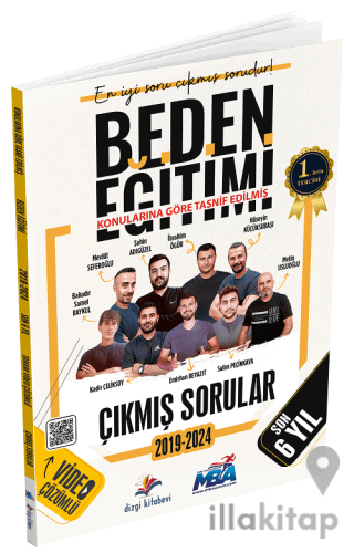 2025 ÖABT MEB-AGS Beden Eğitimi Öğretmenliği Çıkmış Sorular Son 6 Yıl Konularına Göre Çözümlü