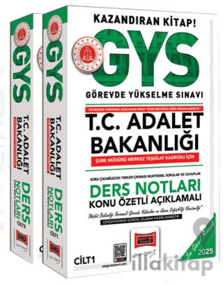 2025 T.C. Adalet Bakanlığı Şube Müdürü Merkez Teşkilat Kadrosu İçin Ders Notları