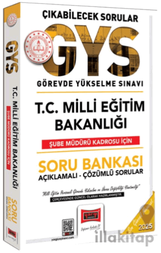 2025 T.C. MEB Şube Müdürü Soru Bankası Açıklamalı Çözümlü