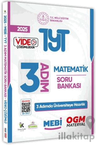 2025 TYT MEBİ-OGM 3 ADIM Matematik Soru Bankası Video Çözüm
