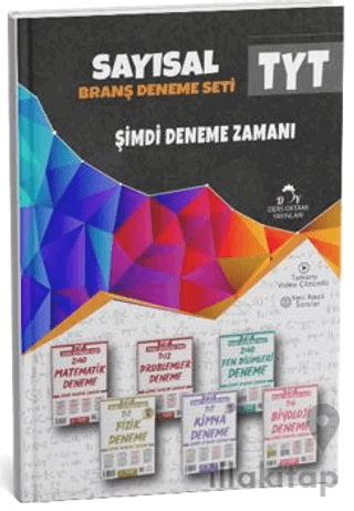 2025 TYT Sayısal 6 Fasikül 39 Deneme Sınavı Seti + Defter Hediyeli