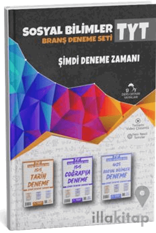 2025 TYT Sosyal Bilimler 3 Fasikül 34 Deneme Sınavı Seti + Defter Hediyeli
