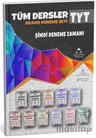 2025 TYT Tüm Dersler 11 Fasikül 73 Deneme Sınavı Seti + Defter Hediyeli