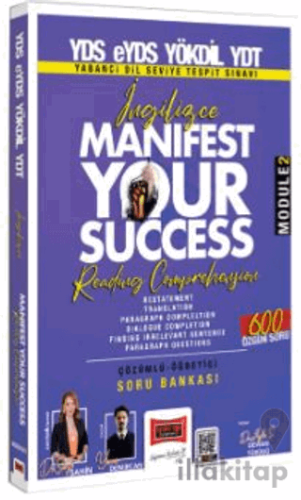 2025 YDS eYDS YÖKDİL YDT İngilizce Manifest Your Success Reading Comprehension Soru Bankası
