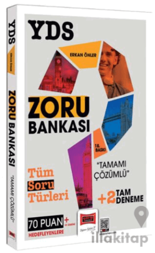 2025 YDS Tamamı Çözümlü Zoru Bankası +2 Deneme İlaveli