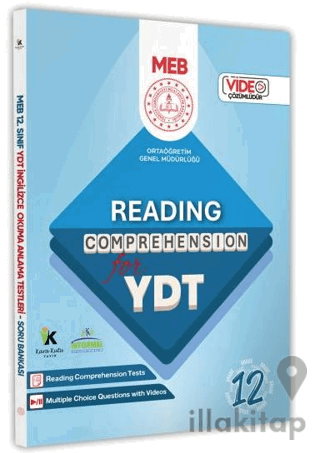 2025 YDT MEBİ İngilizce 12. Sınıf Reading Okuma-Anlama Kitabı Soru Ban