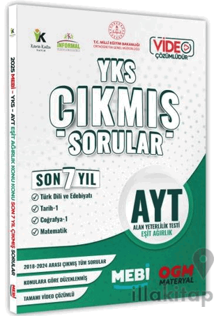 2025 YKS-AYT MEBİ Eşit Ağırlık (TM) Çıkmış Soru Bankası Konu Konu Son 