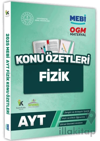 2025 YKS-AYT MEBİ-OGM Fizik Pratik Konu Özet Kitabı Renkli A4 Boyut Gö