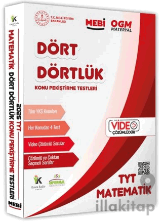2025 YKS-TYT MEBİ-OGM Dört Dörtlük Matematik Pekiştirme Testi Soru Ban