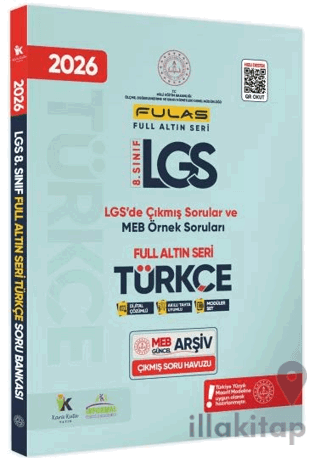 2026 8.Sınıf Full LGS Altın Seri Türkçe MEB Çıkmış Soru Bankası Modüler Seti PDF/Video Çözümlü