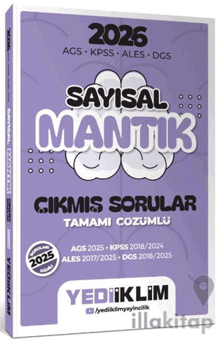 2026 AGS KPSS ALES DGS Sayısal Mantık Tamamı Çözümlü Çıkmış Sorular