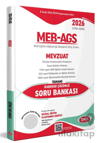 2026 AGS Ultra Serisi Mevzuat Tamamı Çözümlü Soru Bankası