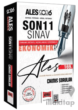2026 ALES Ekonomik Seri Son 11 Sınav Çıkmış Sorular (13 Nisan 2025 Sın