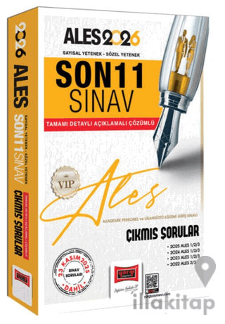 2026 ALES Sayısal-Sözel Yetenek Son 11 Sınav Çıkmış Sorular (23 Kasım 