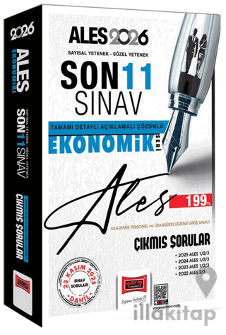 2026 ALES Sayısal-Sözel Yetenek Son 11 Sınav Çıkmış Sorular (Ekonomik Seri)
