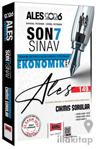 2026 ALES Sayısal-Sözel Yetenek Son 7 Sınav Çıkmış Sorular (Ekonomik Seri)