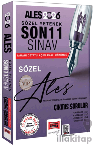 2026 ALES Sözel Yetenek Son 11 Sınav Çıkmış Sorular (23 Kasım 2025)