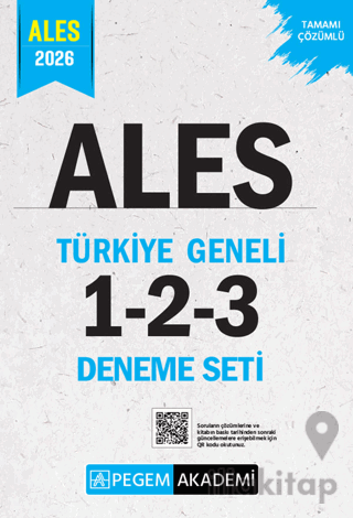 2026 ALES Tamamı Çözümlü Türkiye Geneli 1-2-3 (3'lü Deneme Seti)