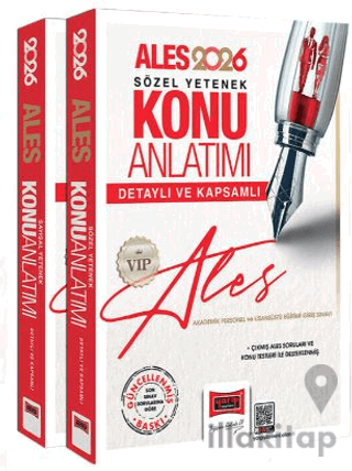 2026 ALES VIP Sayısal-Sözel Yetenek Detaylı ve Kapsamlı Konu Anlatımı 