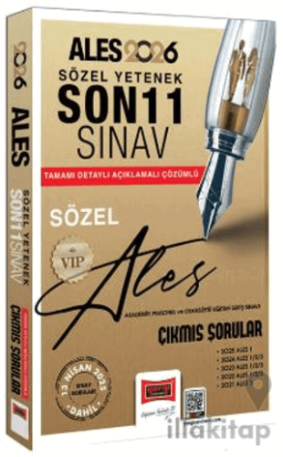 2026 ALES VIP Sözel Yetenek Son 11 Sınav Çıkmış Sorular