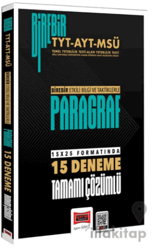 2026 Birebir TYT-AYT-MSÜ Paragraf Tamamı Çözümlü 15 Deneme Sınavı